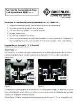 Greenlee 910FS Fusion Splicer Manual de usuario