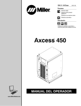 Miller Axcess 450 El manual del propietario