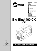 Miller Big Blue 400 CX CE El manual del propietario