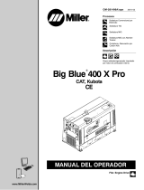 Miller BIG BLUE 400X PRO CE CAT/KUBOTA El manual del propietario