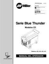 Miller BLUE THUNDER 343 V.230/400 El manual del propietario