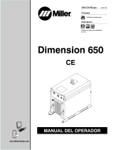 Miller DIMENSION 650 CE El manual del propietario