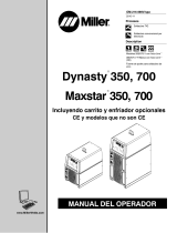 Miller DYNASTY 350 ALL OTHER CE AND NON-CE MODELS El manual del propietario
