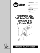 Miller MATIC 180 AND M-10 GUN El manual del propietario