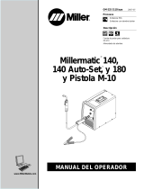 Miller MILLERMATIC 140 AUTO-SET AND M-10 GUN El manual del propietario