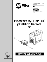 Miller PIPEWORX 350 FIELDPRO AND FIELDPRO REMOTE CE Manual de usuario