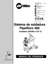 Miller PIPEWORX 400 SYSTEM El manual del propietario