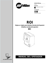 Miller ROI (REMOTE OPERATOR INTERFACE) IEC Manual de usuario