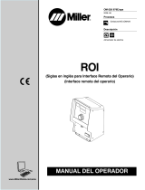 Miller ROI CE (REMOTE OPERATOR INTERFACE) El manual del propietario