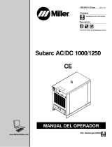 Miller SUBARC AC/DC/ 1000/1250 CE AND NON-CE El manual del propietario