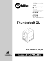 Miller THUNDERBOLT XL 300/200 AC/DC El manual del propietario