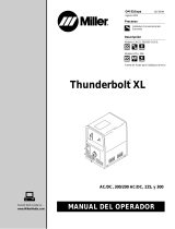 Miller THUNDERBOLT XL 300 El manual del propietario