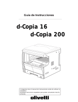 Olivetti d-Copia 16 El manual del propietario