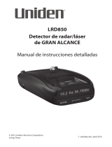 Uniden LRD850 El manual del propietario