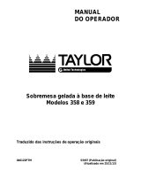Taylor Model 358/359 El manual del propietario