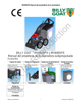 Billy Goat MV600SPE Manual de usuario