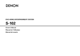 Denon S-102 Manual de usuario