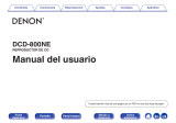 Denon DCD-800NE El manual del propietario