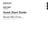 Denon D-M41 Guía de inicio rápido