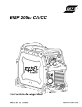 ESAB EMP 205ic AC/DC Manual de usuario