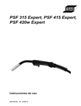 ESAB PSF 315 Expert, PSF 415 Expert, PSF 420w Expert Manual de usuario