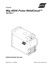 ESAB Mig 4004i Pulse WeldCloud™ Manual de usuario