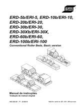 ESAB ERD-5b/ERI-5, ERD-10b/ERI-10, ERD-20b/ERI-20, ERD-30b/ERI-30, ERD-30Xb/ERI-30X, ERD-60b/ERI-60, ERD-100b/ERI-100 Manual de usuario