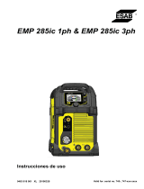 ESAB EMP 285ic 1ph & EMP 285ic 3ph Manual de usuario