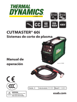 Thermal Dynamics Cutmaster 60I PLASMA CUTTING SYSTEM Manual de usuario
