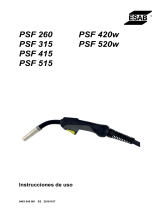 ESAB PSF 520w Manual de usuario