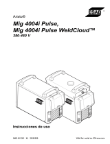 ESAB Mig 4004i Pulse, Mig 4004i Pulse WeldCloud™ Manual de usuario