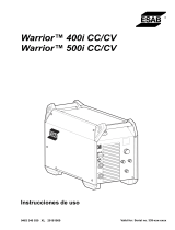 ESAB Warrior™ 400i cc/cv Warrior™ 500i cc/cv Manual de usuario