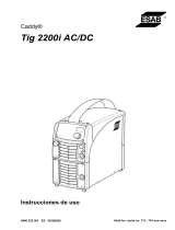 ESAB Caddy Tig 2200i AC/DC Manual de usuario