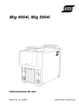 ESAB Mig 4004i, Mig 5004i Manual de usuario