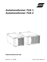 ESAB Autotransformer TUA 1, Autotransformer TUA 2 Manual de usuario