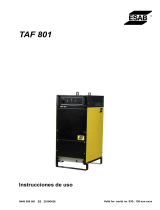ESAB TAF 801 Manual de usuario