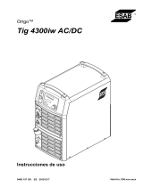ESAB Tig 4300iw AC/DC Manual de usuario