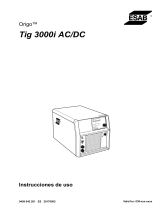 ESAB Tig 3000i AC/DC Manual de usuario