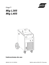 ESAB Mig L305 Manual de usuario