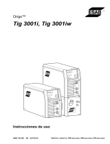 ESAB Tig 3001i, Tig 3001iw Manual de usuario