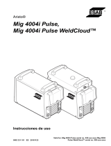 ESAB Mig 4004i Pulse Mig, 4004i Pulse WeldCloud™ Manual de usuario