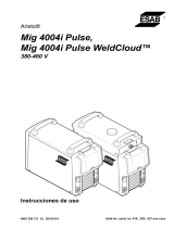 ESAB Mig 4004i Pulse WeldCloud™ - 380-460 V version Manual de usuario