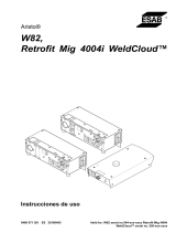 ESAB Retrofit Aristo Mig 4004i WeldCloud Manual de usuario