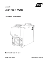 ESAB Aristo® Mig 4004i Pulse Manual de usuario