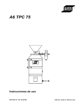ESAB A6 TPC 75 Manual de usuario