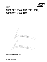ESAB TXH 121, TXH 151, TXH 201, TXH 251, TXH 401 Manual de usuario