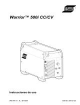 ESAB Warrior™ 500i cc/cv Manual de usuario