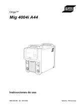 ESAB Mig 4004i A44 Manual de usuario