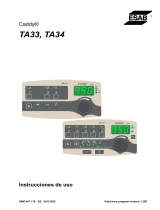 ESAB TA33, TA34 Manual de usuario