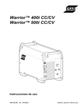 ESAB Warrior™ 400i cc/cv, Warrior™ 500i cc/cv Manual de usuario